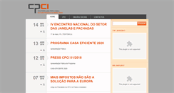 Desktop Screenshot of cpci.pt